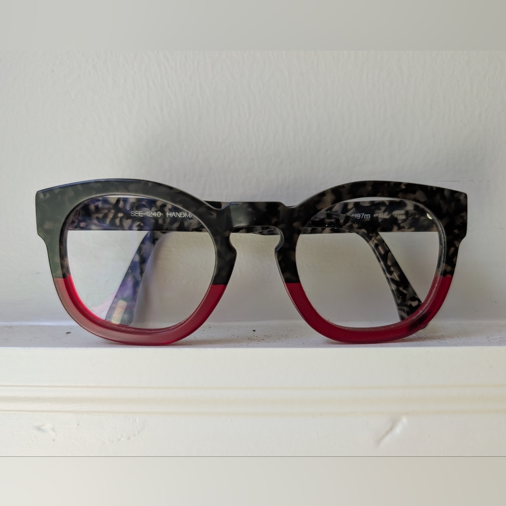 SEE Made in Germany Red & Black EyeGlasses